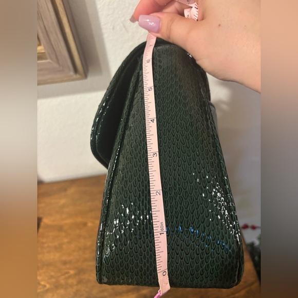 Karl Lagerfeld Dark Green Quilted Shoulder Bag - Picture 10 of 12